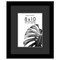 Americanflat Black Picture Frame with Shatter-Resistant Glass - Classic Molding with Black Mat and White Trim